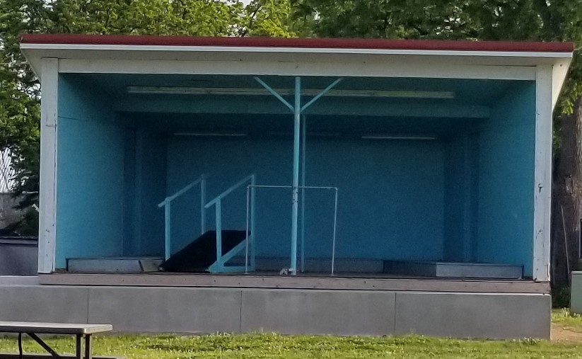 Spring 2023 Bandstand before updates photo